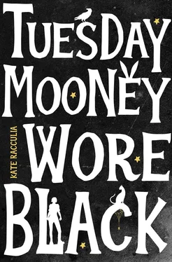 Kate Racculia Tuesday Mooney Wore Black обложка книги