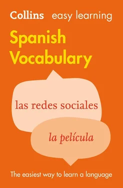 Collins Dictionaries Easy Learning Spanish Vocabulary обложка книги