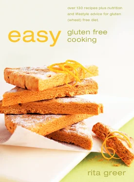 Rita Greer Easy Gluten Free Cooking: Over 130 recipes plus nutrition and lifestyle advice for gluten обложка книги