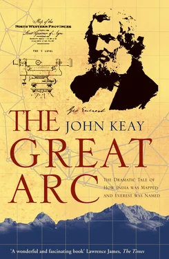 John Keay The Great Arc: The Dramatic Tale of How India was Mapped and Everest was Named обложка книги