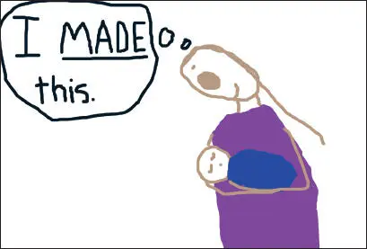 Why didnt I sleep Of course three years later when Crappy Baby was born I - фото 13