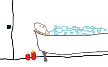 Ahhhh how relaxing Candles Bubbles Aloneness And this is what it is like - фото 10