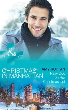 Amy Ruttan Navy Doc On Her Christmas List обложка книги