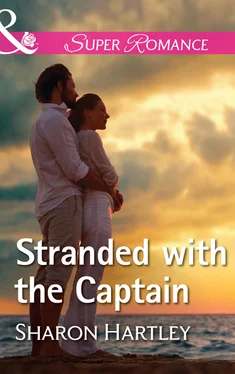 Sharon Hartley Stranded With The Captain обложка книги