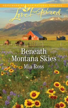 Mia Ross Beneath Montana Skies обложка книги