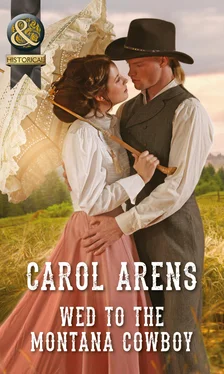 Carol Arens Wed To The Montana Cowboy обложка книги