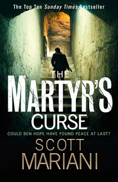 Scott Mariani The Martyr’s Curse обложка книги