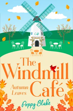Poppy Blake The Windmill Café: Autumn Leaves обложка книги