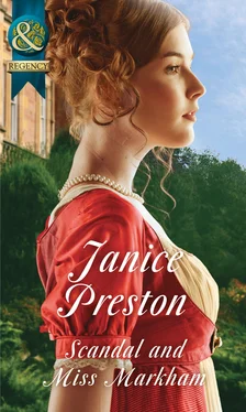 Janice Preston Scandal And Miss Markham обложка книги