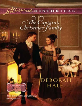 Deborah Hale The Captain's Christmas Family обложка книги