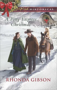 Rhonda Gibson A Pony Express Christmas обложка книги