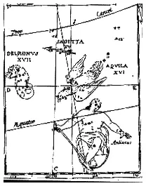 Рис 22 Созвездия Орла Дельфина и Антиноя по Grienbergery Глава V - фото 22