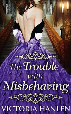 Victoria Hanlen The Trouble With Misbehaving обложка книги
