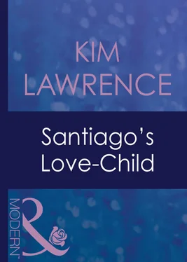 KIM LAWRENCE Santiago's Love-Child обложка книги