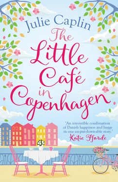 Julie Caplin The Little Café in Copenhagen: Fall in love and escape the winter blues with this wonderfully heartwarming and feelgood novel обложка книги