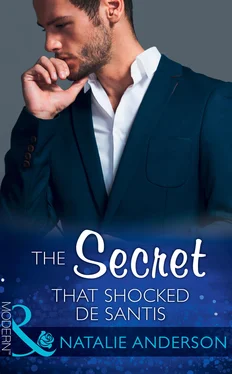 Natalie Anderson The Secret That Shocked De Santis обложка книги