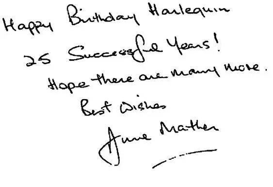 Dear Reader Reflecting on the twentyfifth anniversary of Harlequin Presents - фото 1