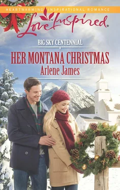 Arlene James Her Montana Christmas обложка книги