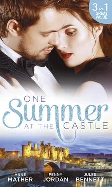 Anne Mather One Summer At The Castle: Stay Through the Night / A Stormy Spanish Summer / Behind Palace Doors обложка книги