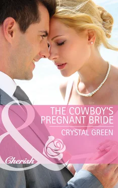 Crystal Green The Cowboy's Pregnant Bride обложка книги