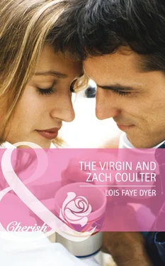 Lois Dyer The Virgin and Zach Coulter обложка книги