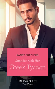 Kandy Shepherd Stranded With Her Greek Tycoon обложка книги