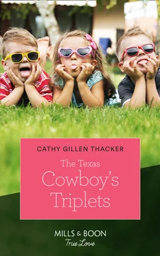 Cathy Thacker The Texas Cowboy's Triplets обложка книги