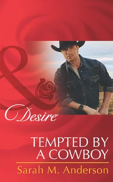 Sarah Anderson Tempted by a Cowboy обложка книги