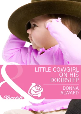 DONNA ALWARD Little Cowgirl on His Doorstep обложка книги