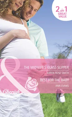 Ann Evans The Midwife's Glass Slipper / Best For the Baby: The Midwife's Glass Slipper