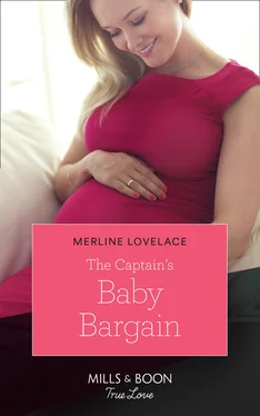 Merline Lovelace The Captain's Baby Bargain обложка книги