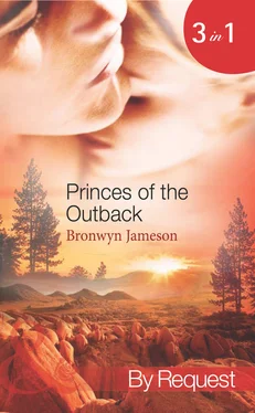 Bronwyn Jameson Princes of the Outback: The Rugged Loner / The Rich Stranger / The Ruthless Groom обложка книги