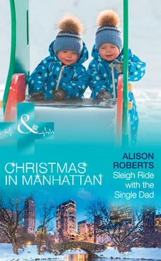 Alison Roberts Sleigh Ride With The Single Dad обложка книги