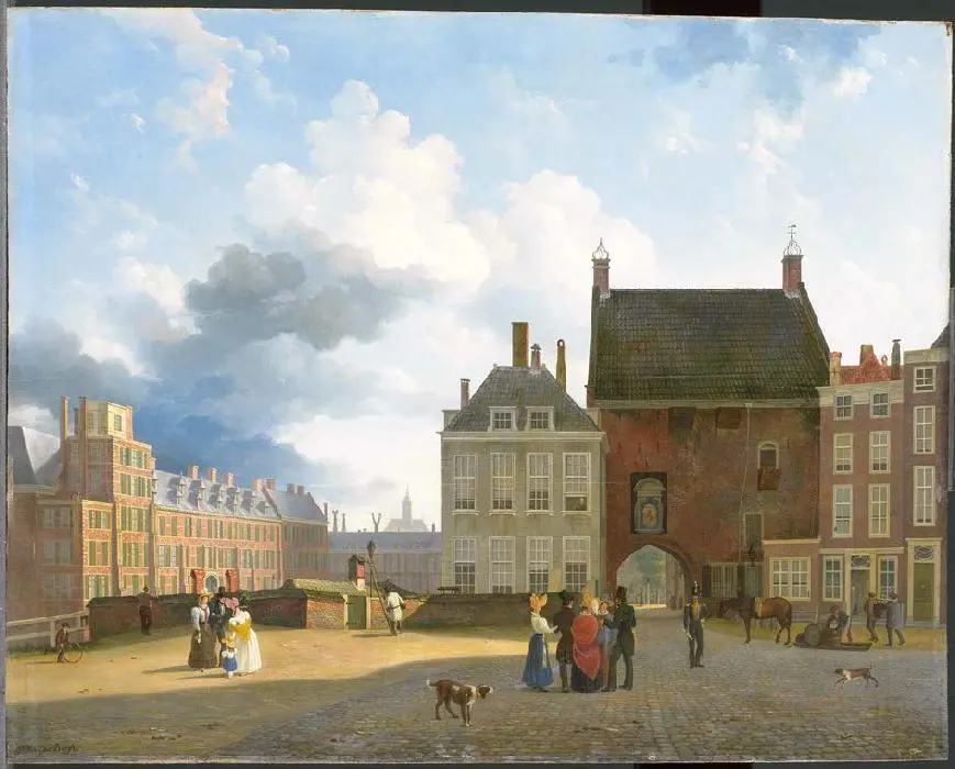 Площадь у Тюремных Ворот в Гааге Burgh Pieter Daniel van der Одновременно с - фото 35