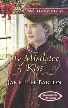 Janet Barton The Mistletoe Kiss обложка книги