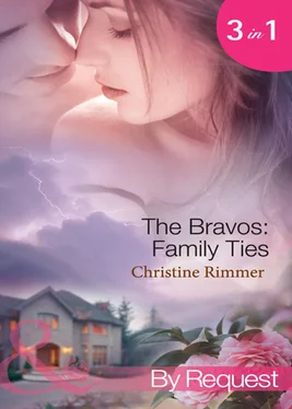 Christine Rimmer The Bravos: Family Ties: The Bravo Family Way / Married in Haste / From Here to Paternity обложка книги