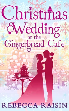 Rebecca Raisin Christmas Wedding At The Gingerbread Café обложка книги