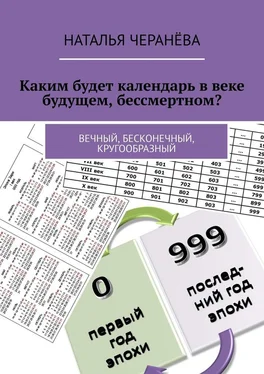 Наталья Черанёва Каким будет календарь в веке будущем, бессмертном? Вечный, бесконечный, кругообразный обложка книги