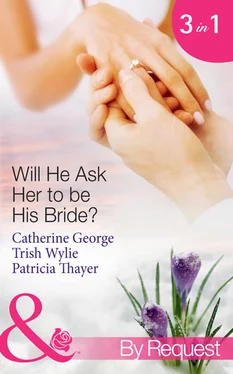 CATHERINE GEORGE Will He Ask Her to be His Bride?: The Millionaire's Convenient Bride / The Millionaire's Proposal / Texas Ranger Takes a Bride обложка книги