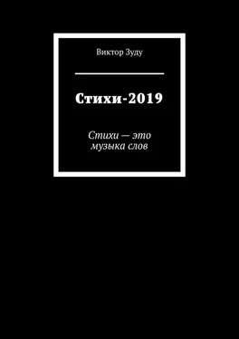 Виктор Зуду Стихи-2019. Стихи – это музыка слов обложка книги