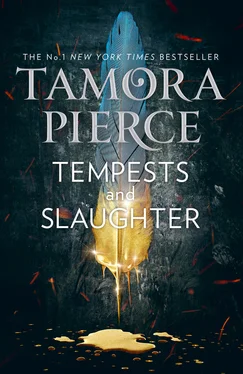 Tamora Pierce Tempests and Slaughter обложка книги