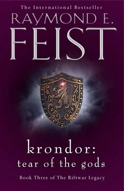 Raymond Feist Krondor: Tear of the Gods обложка книги