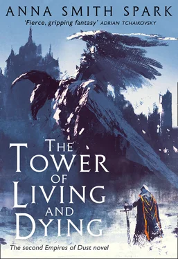 Anna Spark The Tower of Living and Dying обложка книги