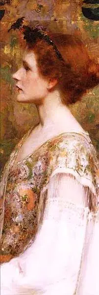 Альберт Гертер Женщина с красными волосами 1894 Фрагмент Следующим том - фото 82