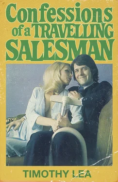 Timothy Lea Confessions of a Travelling Salesman обложка книги