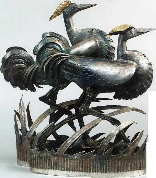 Вадим Вадимович Трофимов 19121981 Журавли 1969 Металл 25x30x50 Известный - фото 76