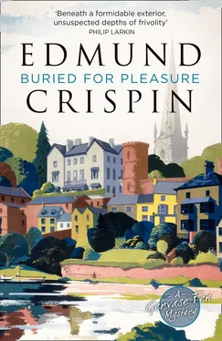 Edmund Crispin Buried for Pleasure обложка книги