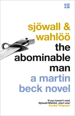 Maj Sjowall The Abominable Man обложка книги