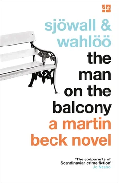 Maj Sjowall The Man on the Balcony обложка книги