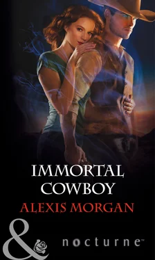 Alexis Morgan Immortal Cowboy обложка книги